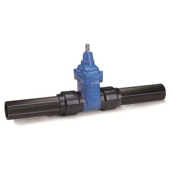 AVK 110 mm slussventil med PE-ändar, PN16