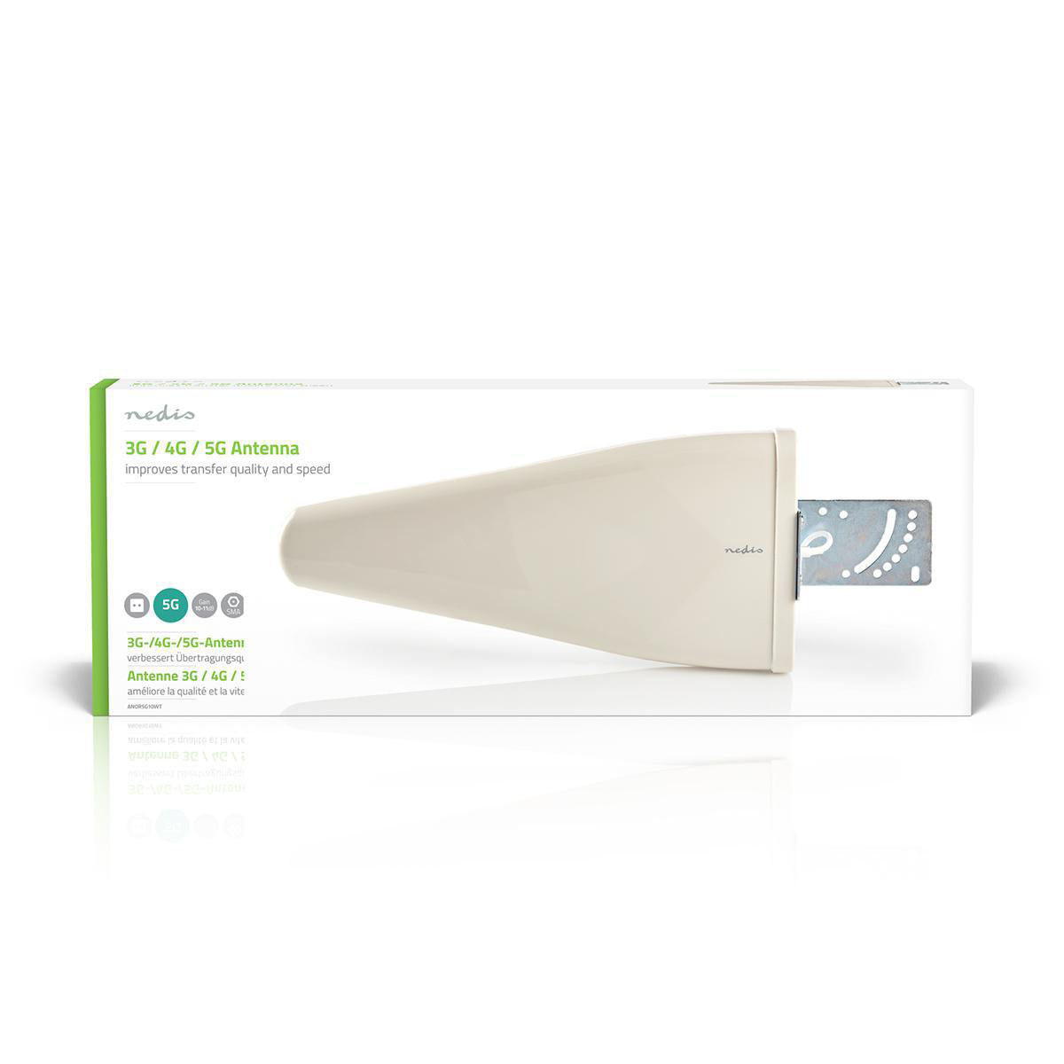 Udendørs antenne til 3G/4G/5G - 698-5000MHz, 11dBi (4m)