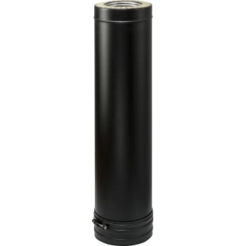 150mm Metalbestos Wood længde 1000mm