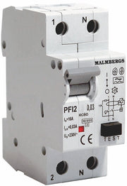 KOMBIRELÆ 32A C 2P 10KA