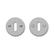 nøgleskilt massiv m/skr-40 l18 massiv roset ø50x2mm