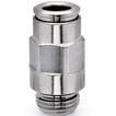 Dual seal push in fitting-male stud-4mm tube -1/8 thread 8512 4-1/8  SUPER-RAPID FITTING