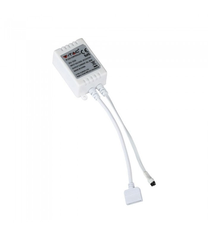 RGB+WW controller med fjernbetjening - Passer kun  til RGB+WW strip, 12V, infrarød, 96W