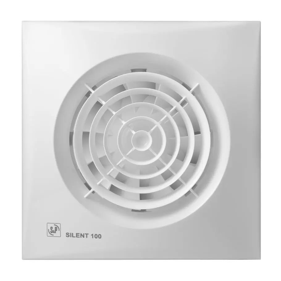 Ventilator Silent 100CRZ m. kontraspjæld og timer