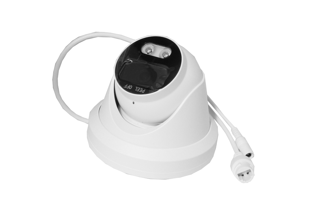 IP Dome netværkskamera - 8MP, 25m IR+hvid lys, PoE (IP67)