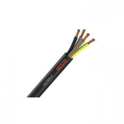 Gummikabel - H07RN-F, 4x1,5mm² Ø13mm, Sort (metervare)