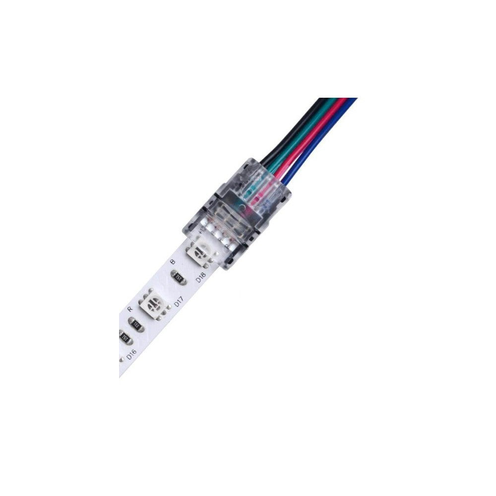 LED strip til løse ledninger - 10mm, RGB, IP65, 5V-24V