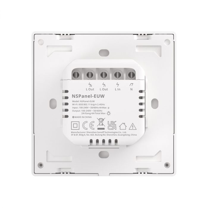3,5" WiFi / Bluetooth touchskærm - 480p, Android / iOS, Hvid