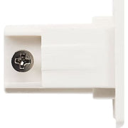 Shopline trac endestykke 3-fase mat-hvid