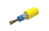 Fiberkabel Uni loose tube 12XOS2 TeraSPEED inden-/udendørs Dca gul Afmål