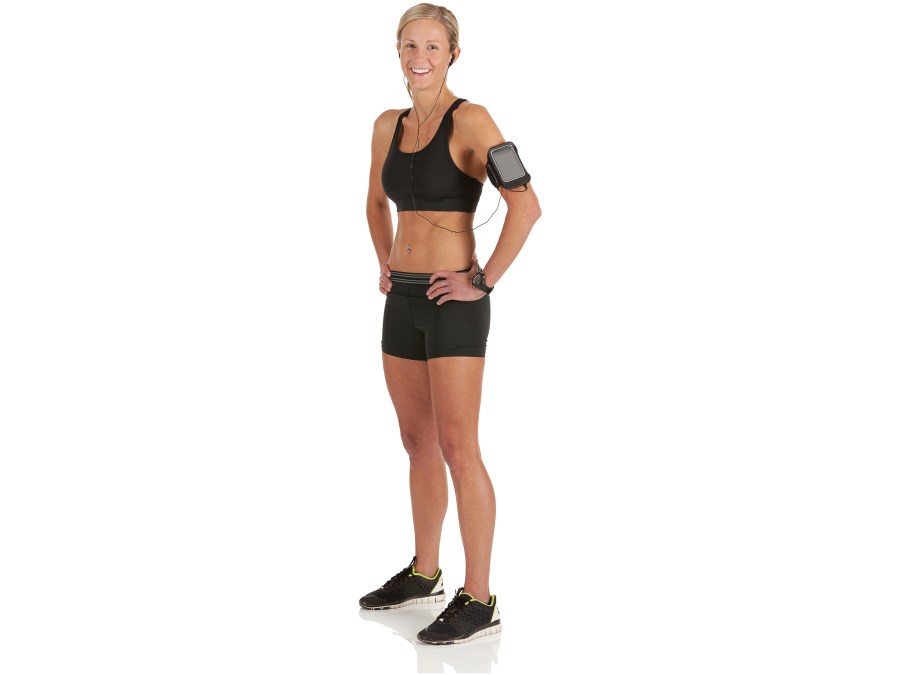 Sport armhylster - 4" til bl.a. iPhone 5/5C/5S/SE, Sort