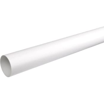 Plastmo nedløbsrør, Ø75mm, hvid, 6 meter