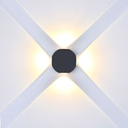 V-Tac 4W LED udendørs væglampe - Rund, IP65, inkl. lyskilde