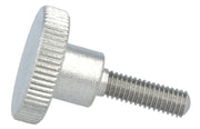 Fingerskrue - M3 x L10mm gevindaksel, Ø12mm greb, Stål