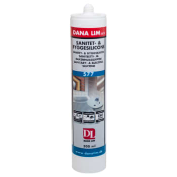 Sanitet- & Byggesilicone 577, silkegrå 300 ml