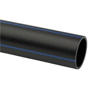 Uponor 40 mm PE100RC PN16 SDR11 rør, sort/blå, 6 m