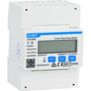 DTSU666 3×230/400V 5(80)A RS485 4P MID