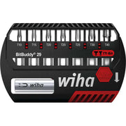 Wiha TY-slagbitsæt 29 mm rød, TORX® 10-40, 8 dele