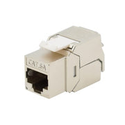 Modular jack KAT6A FTP RJ45 op/ned version toolless Hvid