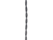 Stofledning - 2 x 0,75mm², Snoet, Metallisk SØLV (3m)
