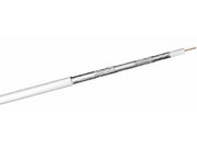 COAX antennekabel - 75ohm 5 skærm CU Hvid Ø8,2mm (metervare)