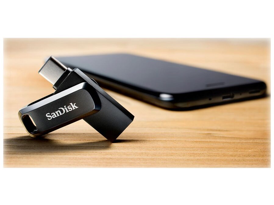 Ultra Dual Drive Go 128GB USB 3.1 Gen 1 USB-C, Sort