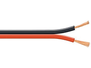 Højttalerledning - 2x4,0mm² CCA, rød/sort (100m)