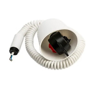 Lampehejs 1,8m hvid