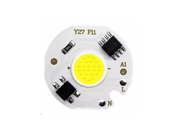 COB Power LED - 230Vac 5W 120° 2700K (Ø27mm)