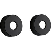 Damixa Rossetter (store). 2 stk til 3/4". Ø75 mm. Mat sort