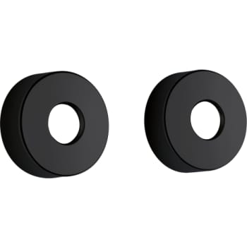 Damixa Rossetter (store). 2 stk til 3/4". Ø75 mm. Mat sort