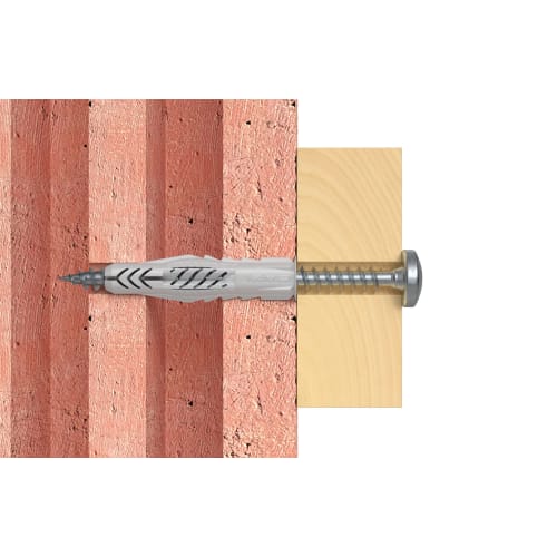 fischer UX 6 x 35 R allround dybel med krave, 50 stk.