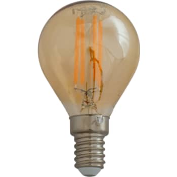 LED Krone Amber D45, E14, 3 Trin, 4W, 400 lm, 2200K