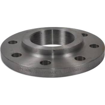 4" Sort flange med gevind DIN2566