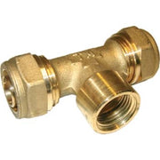 PEX TEE 18 X 1/2" X 18MM M/MUF