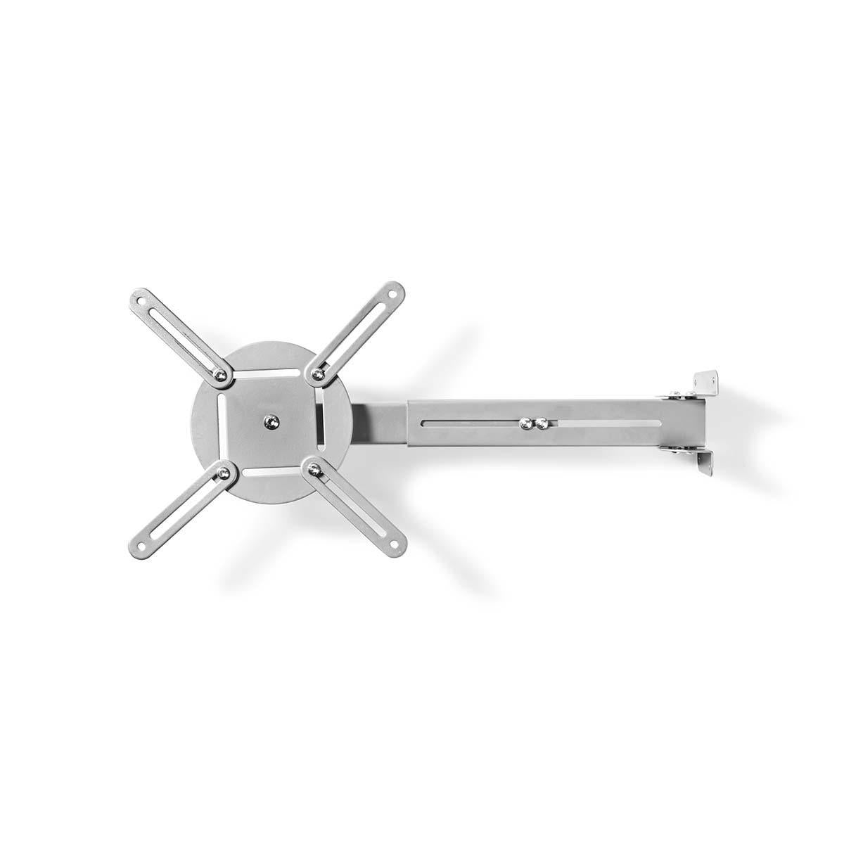 Projektor Beslag - Fuldt bevægeligt (væg/loft) 10 kg, Silver