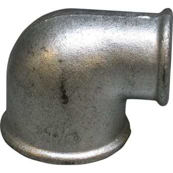 1" x 3/4" Galvaniseret vinkel 90° muffe/muffe