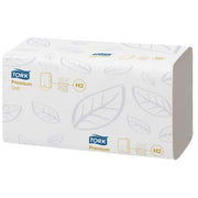 Tork håndklædeark 100288 H2, M-fold, 2-lags, hvid, 110 ark