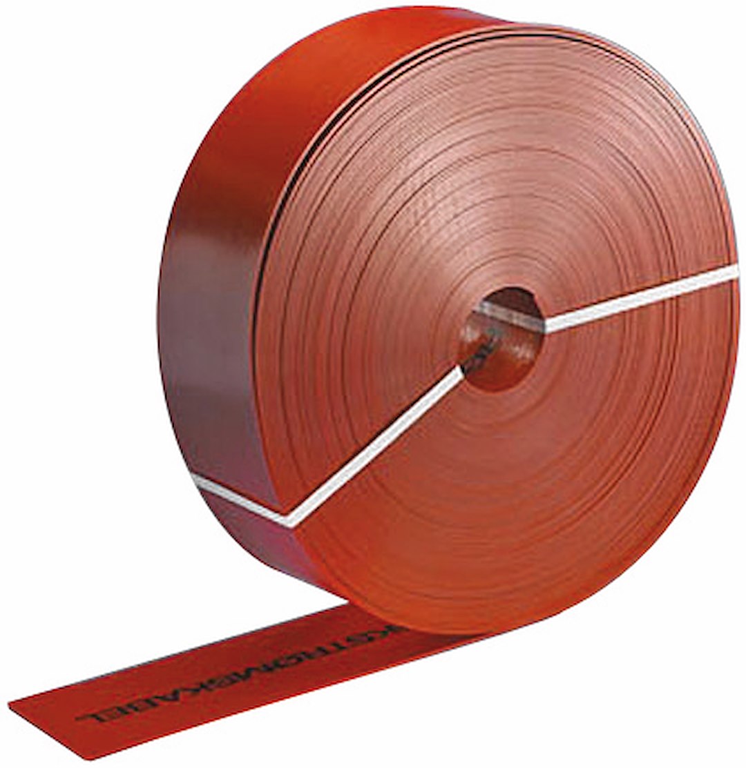 200X2,0MM RØD KABELDÆK 50M