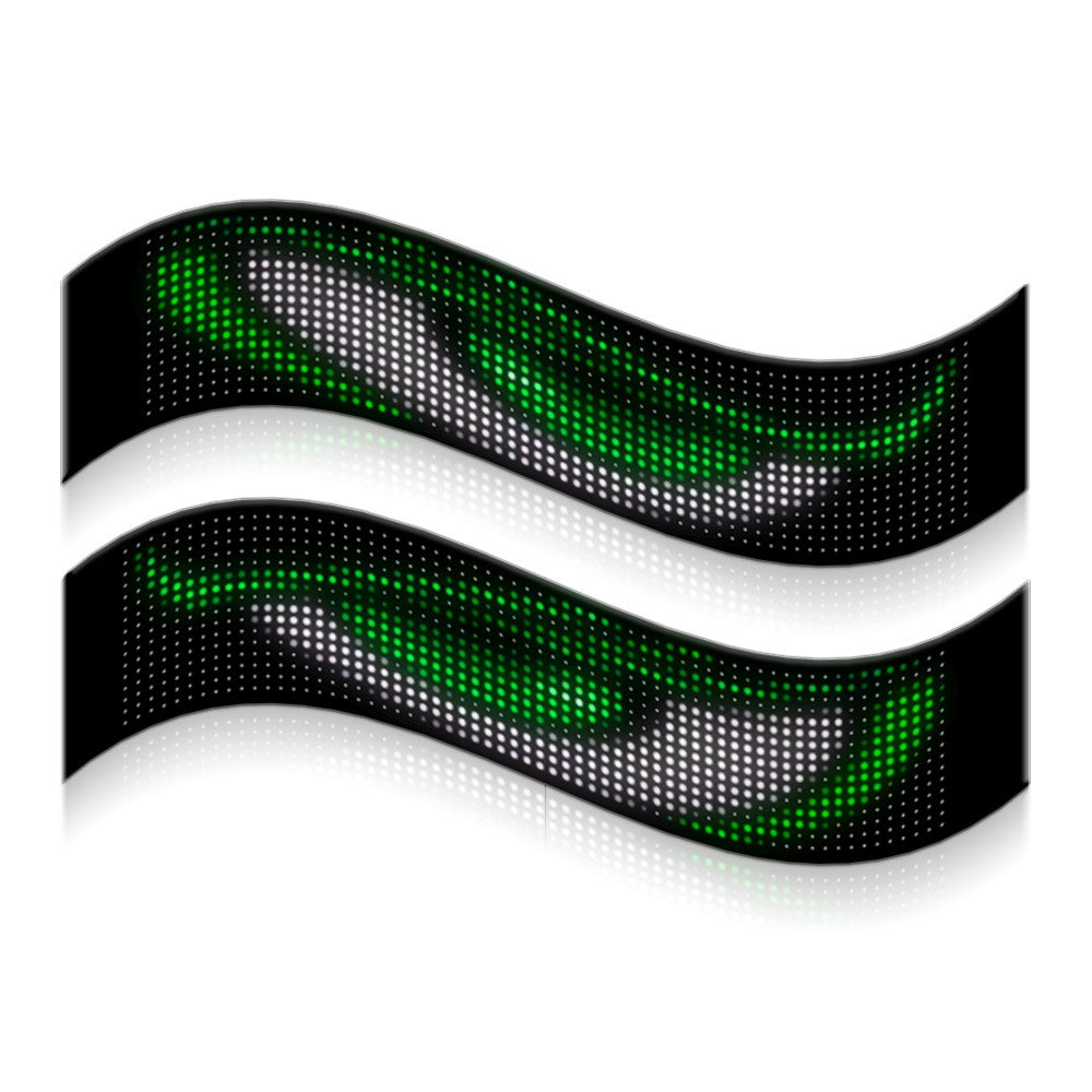 Pixel matrix panel 16x96 LED-display med Bluetooth-forbindelse og strømforsyning via 5V USB-port