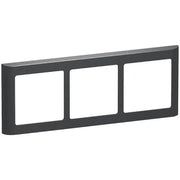 LK Fuga ramme SOFT 63 3x1m vandret - koksgrå
