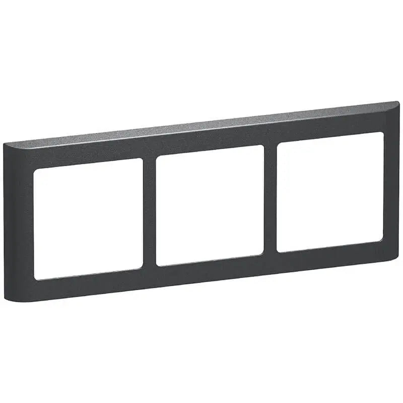 LK Fuga ramme SOFT 63 3x1m vandret - koksgrå