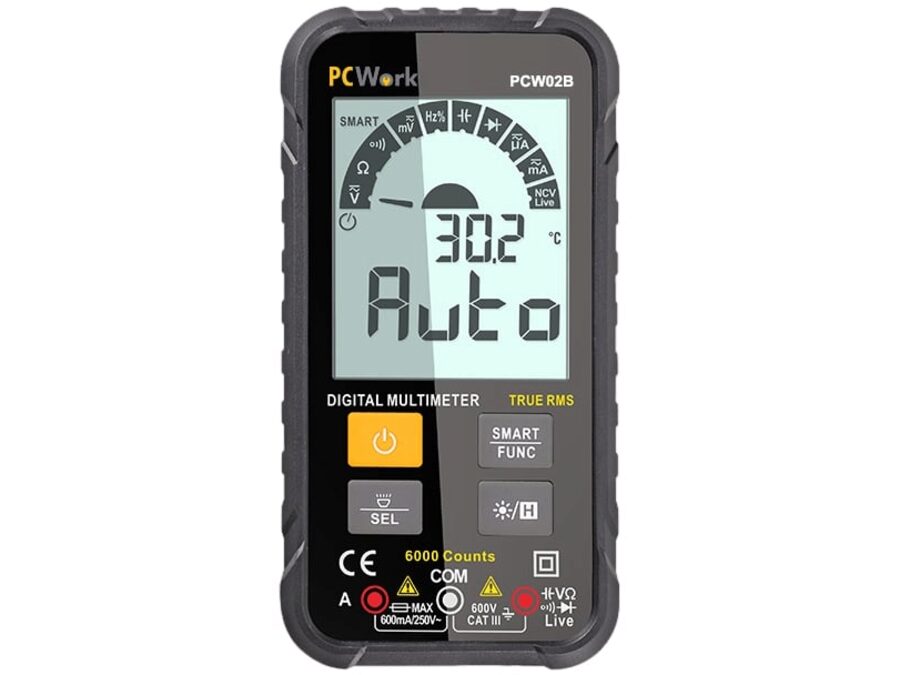 PCW02B Digital Smart Multimeter, Sand RMS