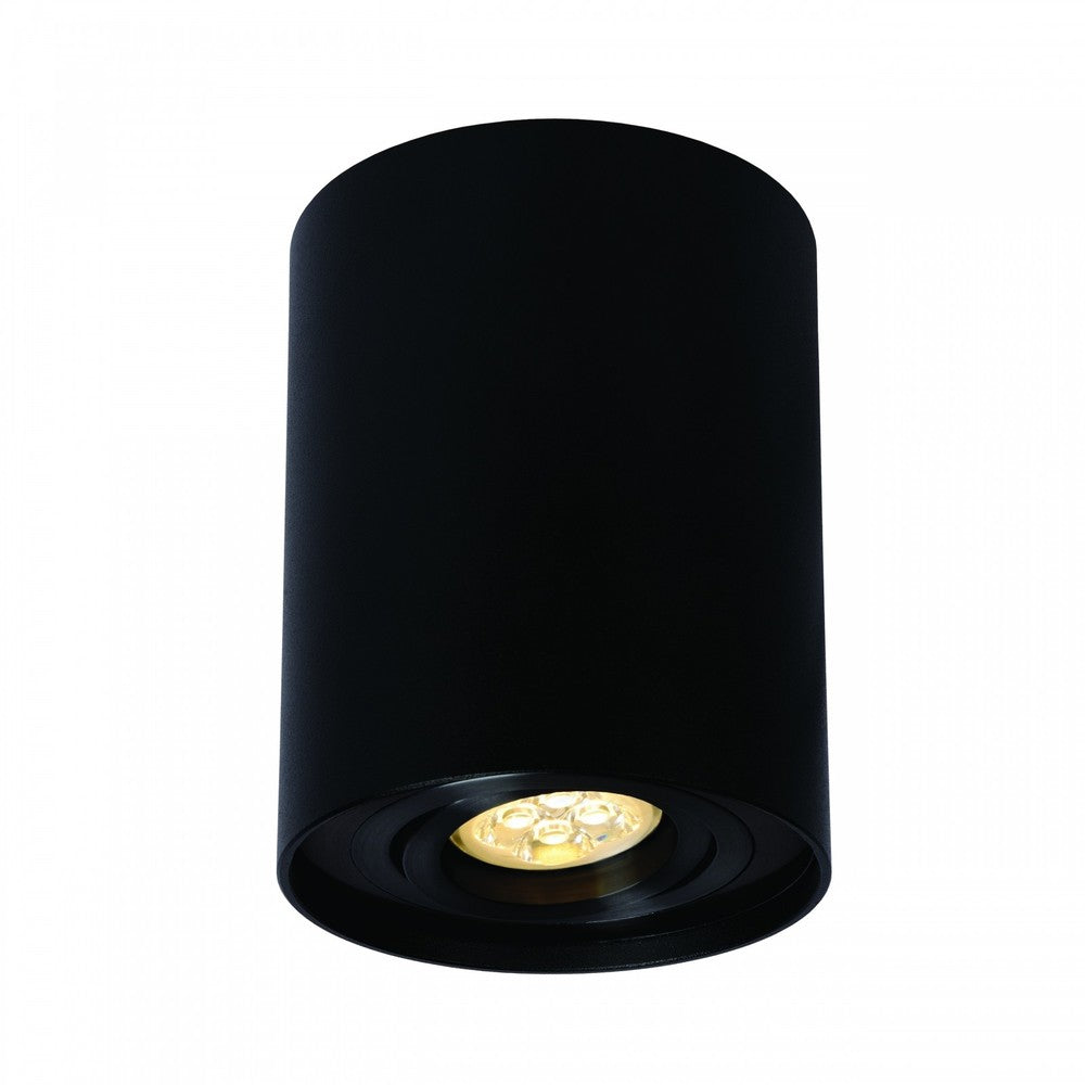 Chloe GU10 LED Armatur - Sort, Rund, Justerbar Spot, IP20, 230V Indgang