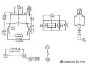 TACT mikrotrykkontakt - 6x3,5mm, H=4,3mm OFF-(ON)