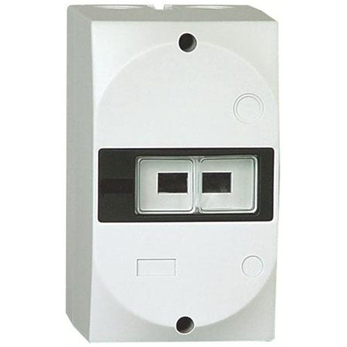 Kapsling til DinLine motorværn IP55 m. udslagsblanketter M25