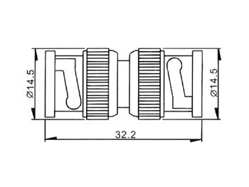 BNC han til BNC han - Mellemled, 75ohm