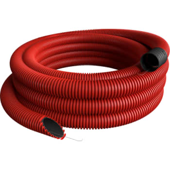 Kabelrør Flex HDPE Ø110/93 50M 450N Rød