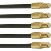 Super Rod ekstra rod, 5 stk. sort, 6 mm x 1 m