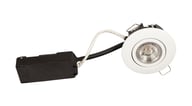 Ida LP 230V Dæmpbar Flimmerfri 6.2W 2700K Ra95 IP44 Mat Hvid Rund.